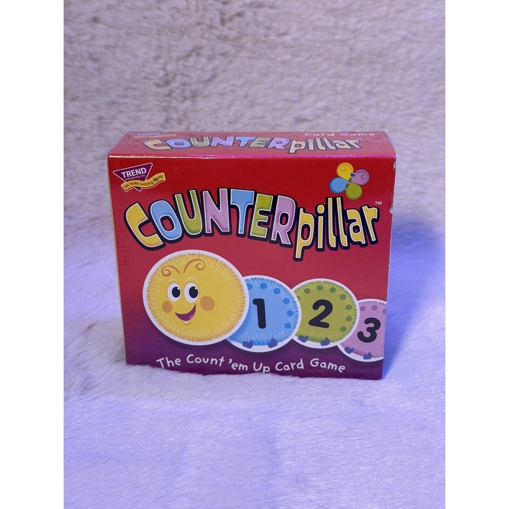 Trend T20009 COUNTERpillar Card Game NEW Factory Sealed Ages 4+ 1-4 Players
